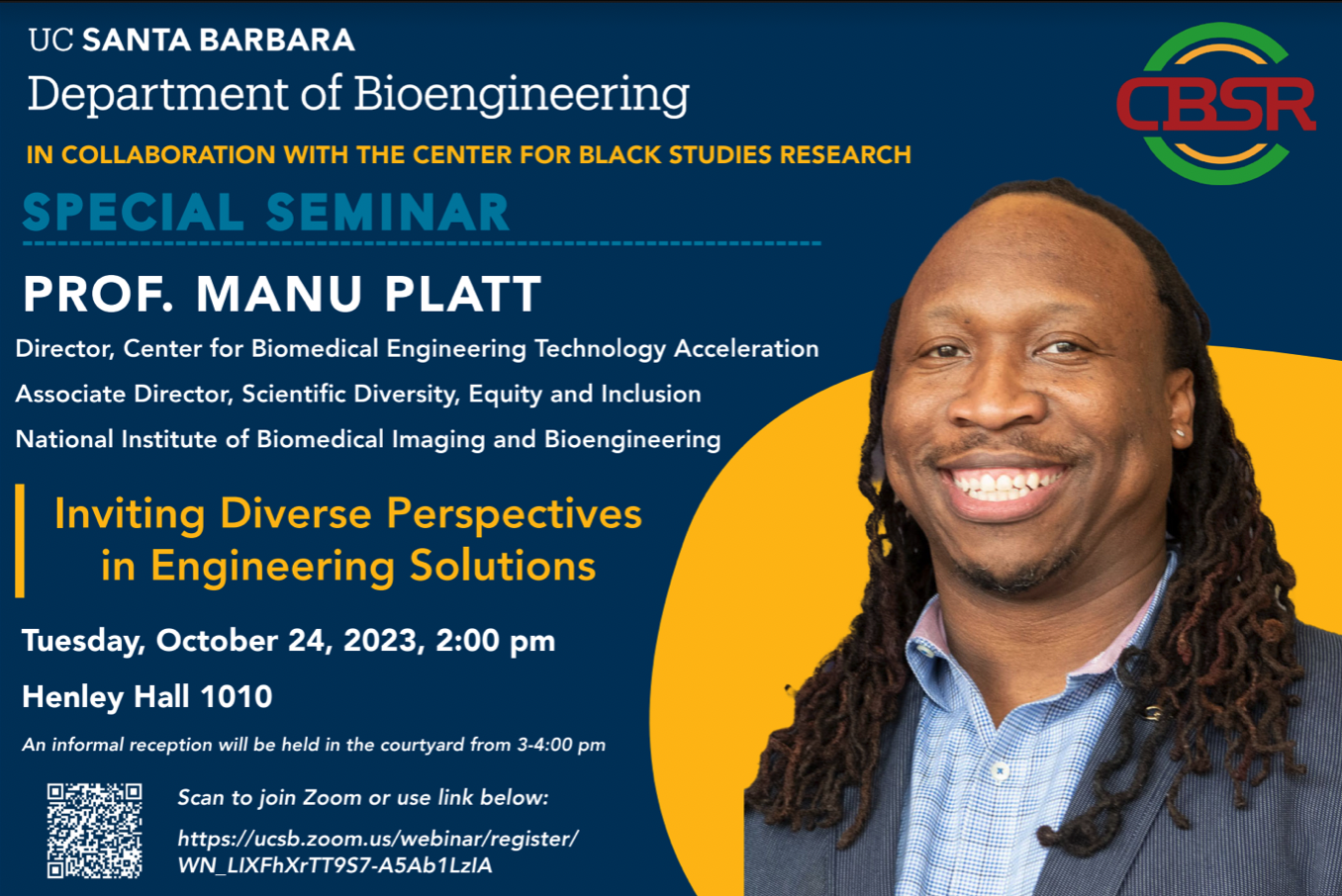  Dr. Manu Platt Inviting Diverse Perspective In Engineering Solutions Flyer