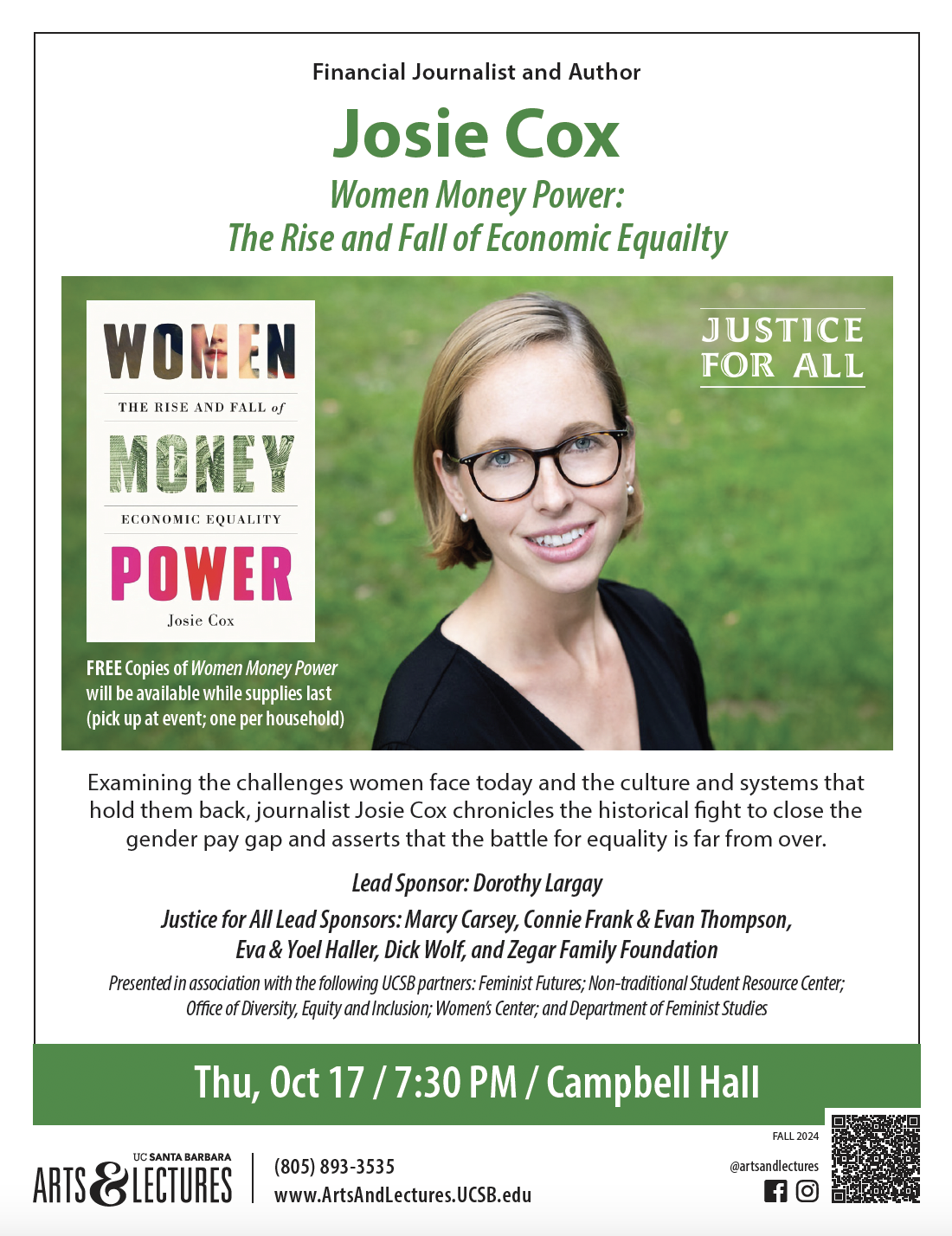  Justice for All Series: Josie Cox poster