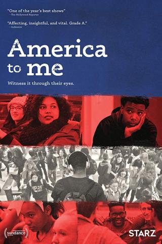 America to Me film poster featuring 6 photos of diverse high school students