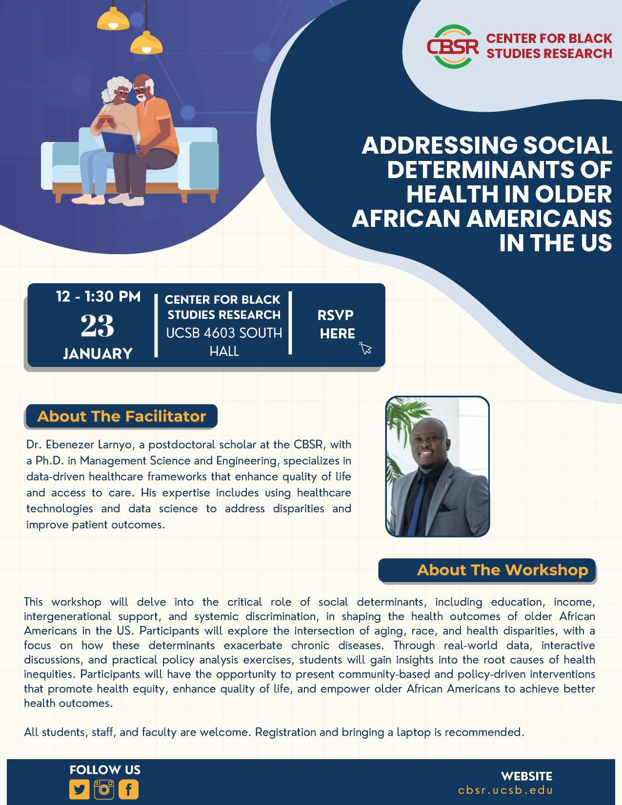 Dr. Ebenezer Larnyo 1-23-25 Event Flyer