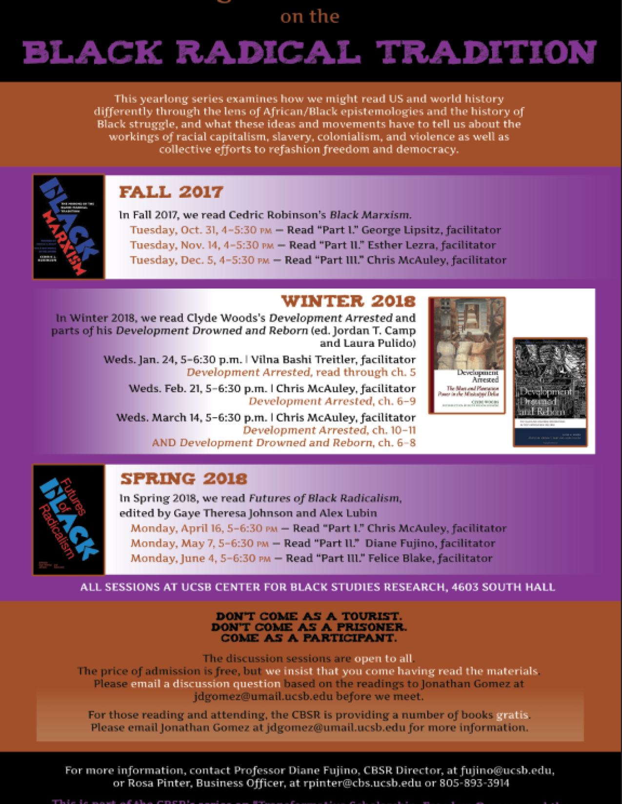 Reading series poster 