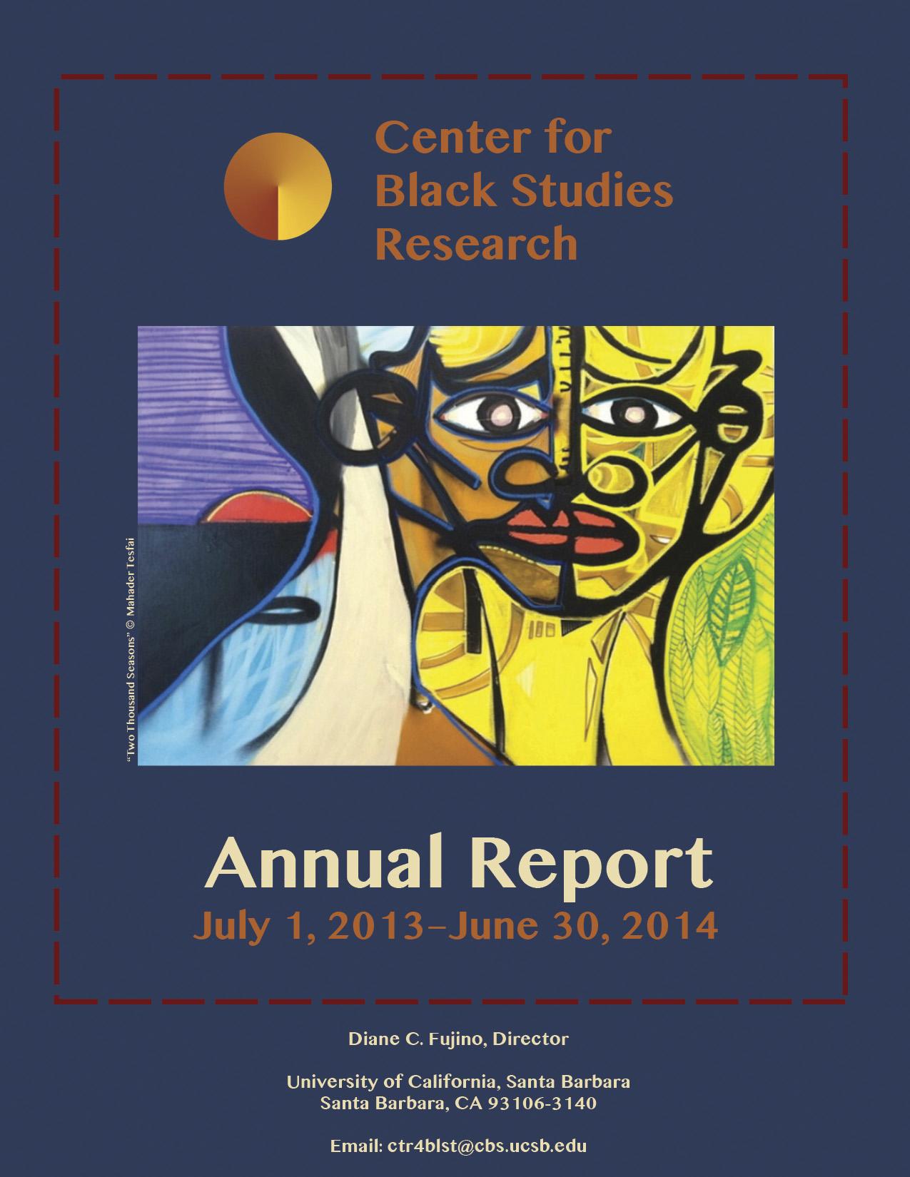 CBSR 2013–2014 Annual Report Cover