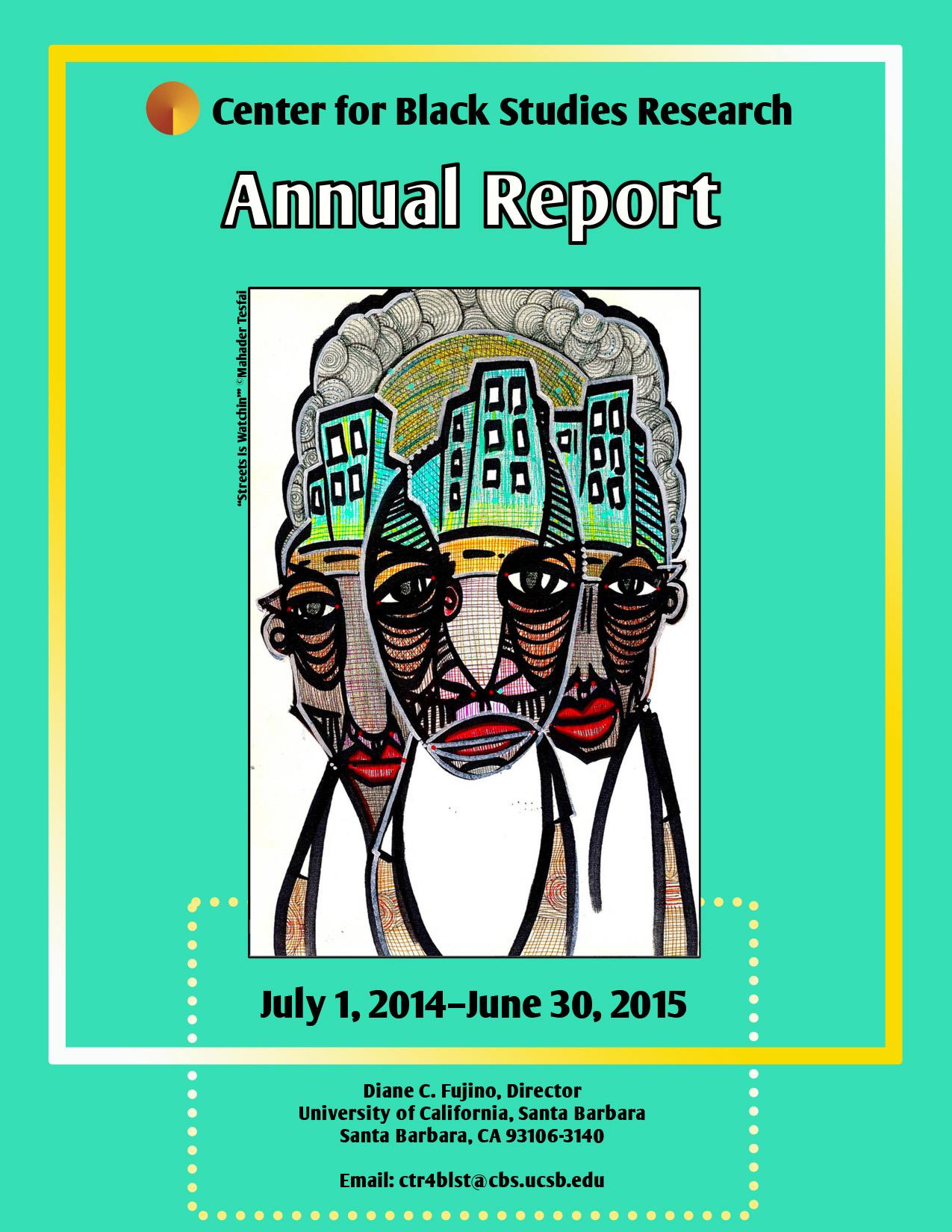 CBSR 2014–2015 Annual Report Cover